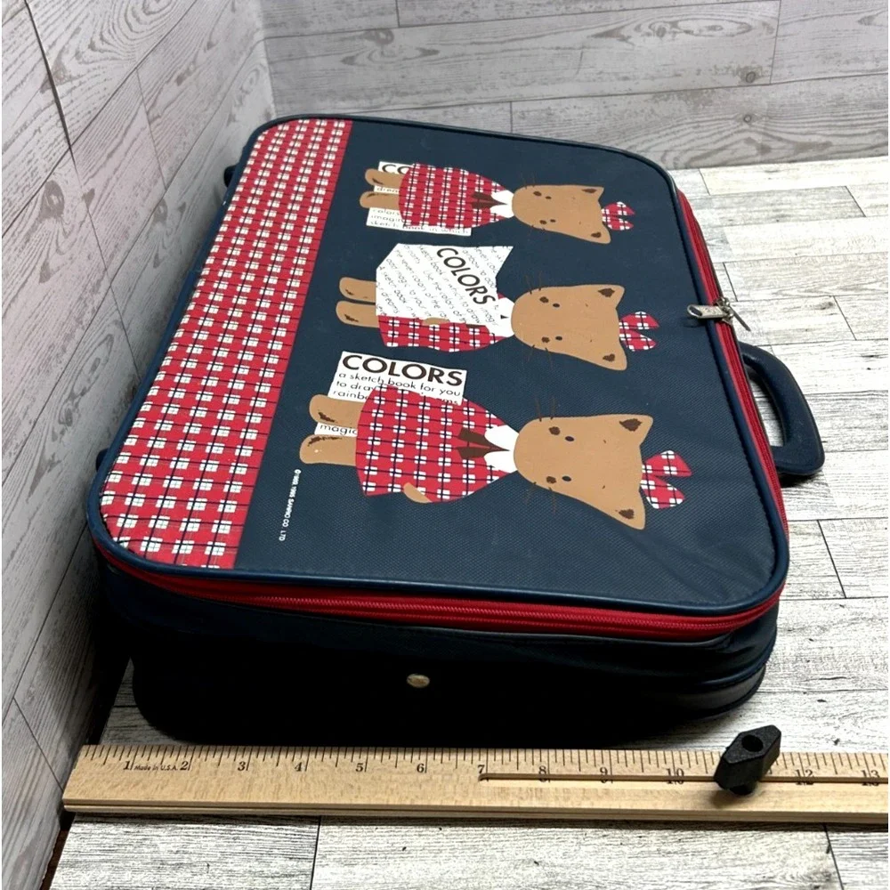 SANRIO Winkipinki‎ Vintage 1995 Suitcase Hard To Find RARE Sanrio Cat Luggage